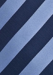 Cravatta righe azzurro blu