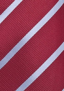 Cravatta rosso scuro righe