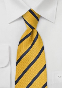 Cravatta gialla righe