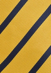 Cravatta gialla righe