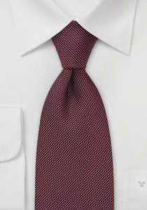 Cravatta rosso vinaccia puntini