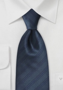 Cravatta righe blu scuro
