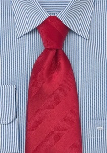 Cravatta rossa righe