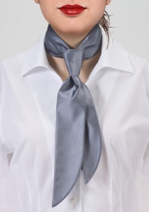 Cravatta donna argento