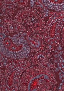 Klassische Paisley Krawatte rot