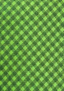 Cravatta quadri verde