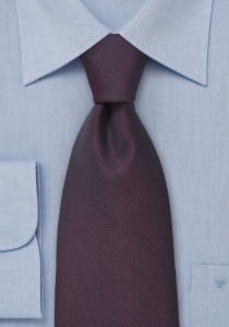 Cravatta costine rosso vinaccia