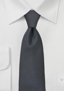 Cravatta costine grigio scuro