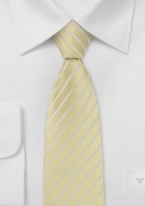 Cravatta stretta a righe sottili