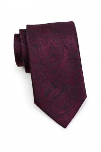 Cravatta da lavoro con elegante motivo paisley