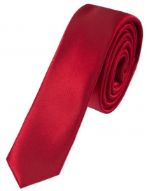 Cravatta extra slim rosso vino