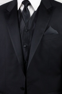 Set cravatta panno decorativo struttura nera