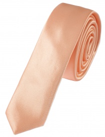 Cravatta extra stretta da uomo albicocca