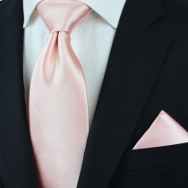 Set di cravatte e fazzoletti da taschino - rosa
