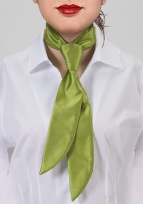 Cravatta donna verde chiaro