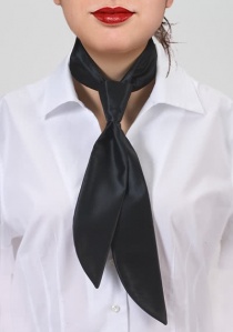 Cravatta donna nera