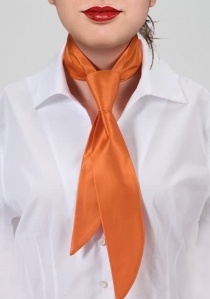 Cravatta donna arancione