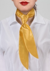Cravatta donna giallo
