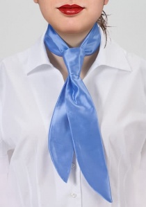 Cravatta di servizio da donna in acciaio blu tinta