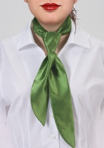 Fascia da donna per il collo monocromatica verde
