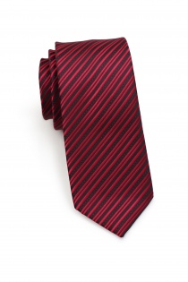 Cravatta righe rosse