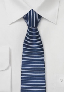 Cravatta Rimini blu notte argento
