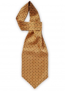 Sciarpa Cravatta Ornamenti floreali arancioni