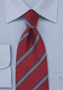 Cravatta club classica rossa