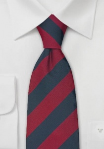 Cravatta righe rosse blu