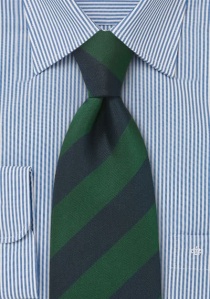 Cravatta club verde e blu