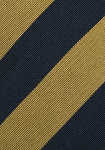Cravatta regimental senape blu