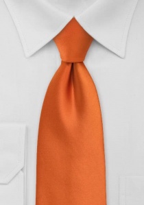 Cravatta a clip arancione
