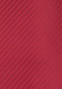 Cravatta XXL rossa righe sottili