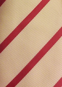 Cravatta da uomo con struttura a righe dorate