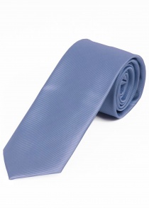 Cravatta con struttura a righe tinta unita color