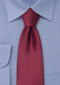 Cravatta clip bordeaux