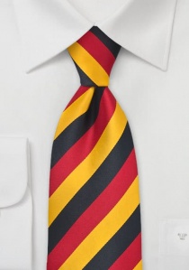 Cravatta clip Germania nero rosso giallo