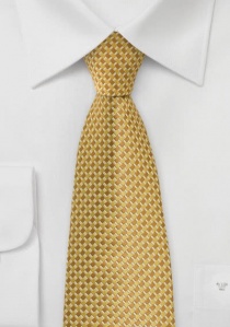 Cravatta gialla quadri