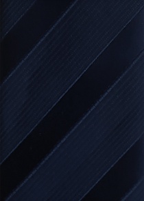 Cravatta struttura a righe blu notte