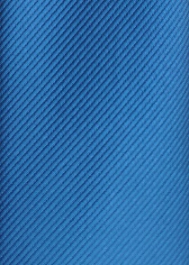 Cravatta stretta in tinta unita blu
