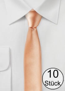Cravatte extra strette a forma di albicocca -