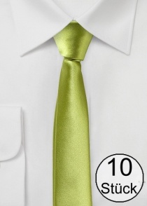 Cravatte extra strette a forma di verde bosco -