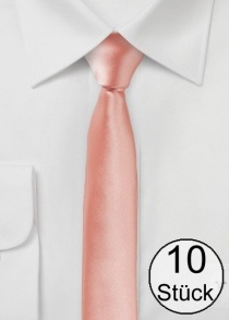 Cravatta business extra stretta a forma di rosa -