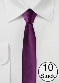 Cravatte extra strette alla mora - confezione da