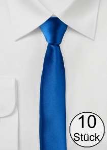 Cravatte da uomo extra strette blu - Confezione da