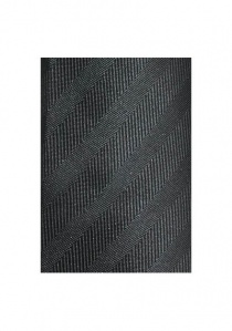 Cravatta con superficie a coste di colore nero