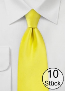 Cravatta di moda in fibra di polietilene giallo