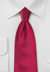 Cravatta in microfibra Moulins Rosso Pepe