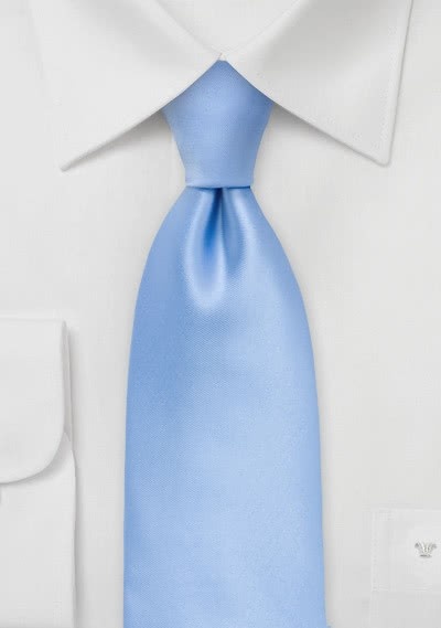 Krawatte unifarben hellblau Krawatte unifarben hellblau