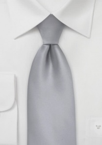 Cravatta grigio argento